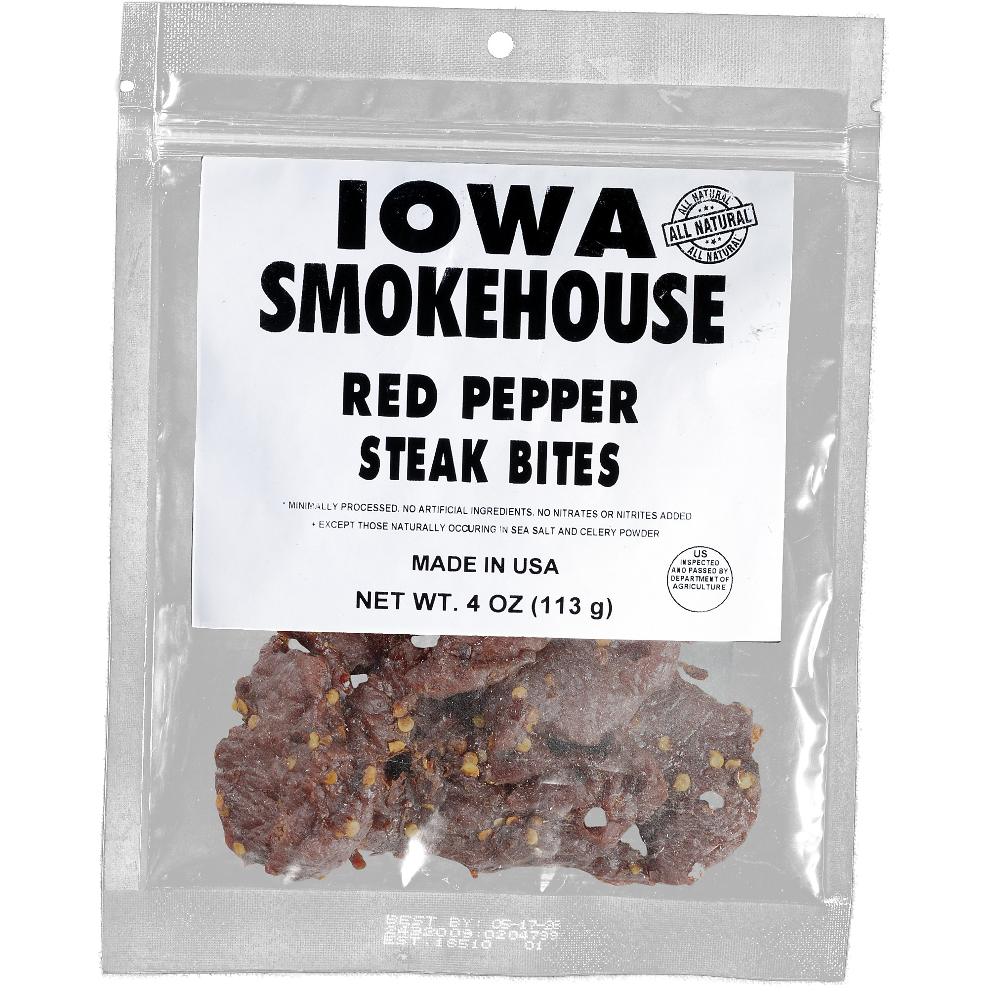 Iowa Smokehouse 4 oz Steak Bites Red Pepper